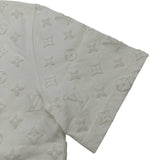 ルイ・ヴィトン LOUIS VUITTON モノグラム総柄半袖Tシャツ HIY74W ホワイト コットン メンズ 半袖Ｔシャツ