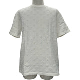 ルイ・ヴィトン LOUIS VUITTON モノグラム総柄半袖Tシャツ HIY74W ホワイト コットン メンズ 半袖Ｔシャツ