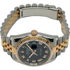 ロレックス ROLEX デイトジャスト36 116231 ブラック ピンクゴールド/ステンレススチール 自動巻き メンズ 腕時計