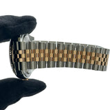 ロレックス ROLEX デイトジャスト36 116231 ブラック ピンクゴールド/ステンレススチール 自動巻き メンズ 腕時計