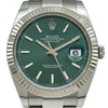 ロレックス ROLEX デイトジャスト41 126334 ミントグリーン ホワイトゴールド/ステンレススチール 自動巻き メンズ 腕時計