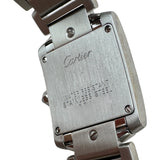 カルティエ Cartier タンク フランセーズ SM W51008Q3 ホワイト ステンレススチール クオーツ レディース 腕時計
