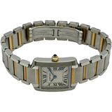 カルティエ Cartier タンク フランセーズ SM W51007Q4 アイボリー ゴールド/ステンレススチール クオーツ レディース 腕時計