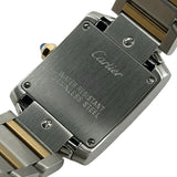 カルティエ Cartier タンク フランセーズ SM W51007Q4 アイボリー ゴールド/ステンレススチール クオーツ レディース 腕時計