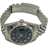 ロレックス ROLEX デイトジャスト 16234 ブルー ホワイトゴールド/ステンレススチール 自動巻き メンズ 腕時計