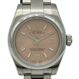 ロレックス ROLEX オイスターパーペチュアル26 176200 ピンク ステンレススチール 自動巻き レディース 腕時計