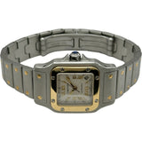 カルティエ Cartier サントス ガルベ SM W20045C4 シルバー ゴールド/ステンレススチール 自動巻き レディース 腕時計