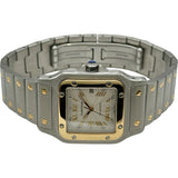 カルティエ Cartier サントス ガルベ LM W20041C4 シルバー ゴールド/ステンレススチール 自動巻き レディース 腕時計