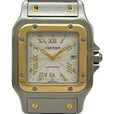 カルティエ Cartier サントス ガルベ LM W20041C4 シルバー ゴールド/ステンレススチール 自動巻き レディース 腕時計