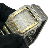カルティエ Cartier サントス ガルベ LM W20041C4 シルバー ゴールド/ステンレススチール 自動巻き レディース 腕時計