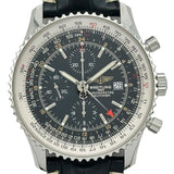 ブライトリング BREITLING ナビタイマー ワールド A2432212/B726(A24322) ブラック ステンレススチール 自動巻き メンズ 腕時計