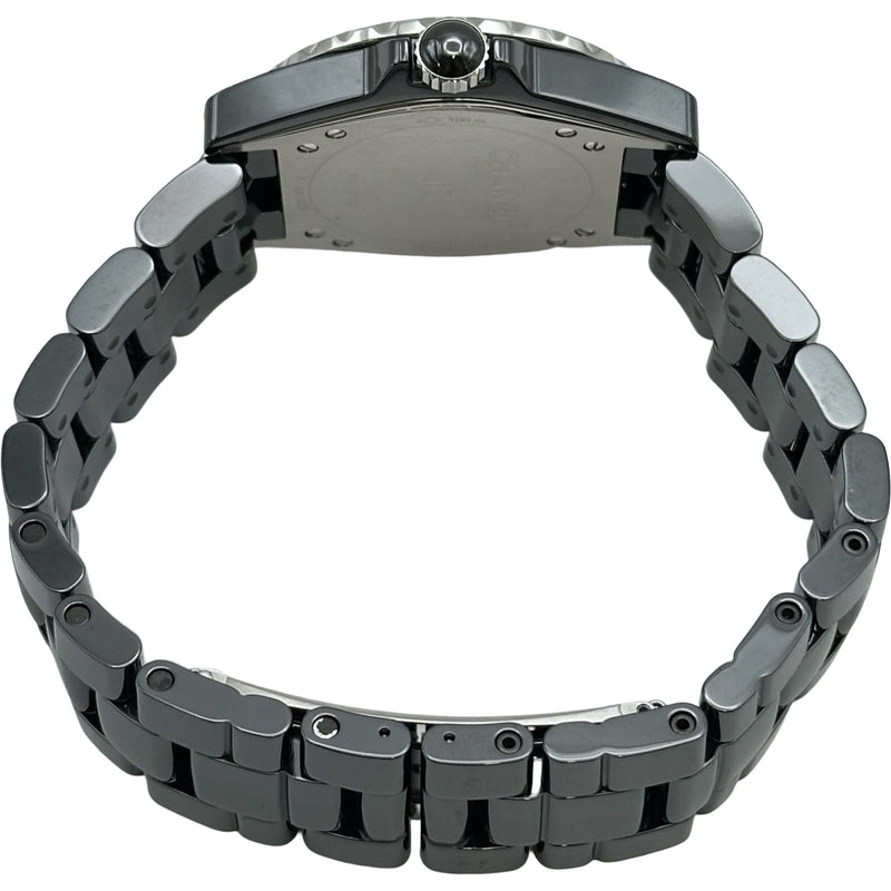 シャネル CHANEL J12-365 36.5MM H3836 ブラック セラミック