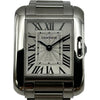 カルティエ Cartier タンク アングレーズ SM W5310022 シルバー ステンレススチール クオーツ レディース 腕時計