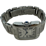 カルティエ Cartier タンク アングレーズ SM W5310022 シルバー ステンレススチール クオーツ レディース 腕時計