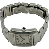 カルティエ Cartier タンク フランセーズ MM W51011Q3 アイボリー ステンレススチール クオーツ ユニセックス 腕時計