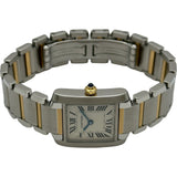 カルティエ Cartier タンク フランセーズ SM W51007Q4 アイボリー ゴールド/ステンレススチール クオーツ レディース 腕時計