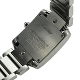 カルティエ Cartier タンク フランセーズ SM W51008Q3 ホワイト ステンレススチール クオーツ レディース 腕時計
