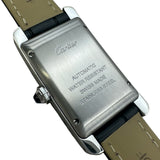 カルティエ Cartier タンクアメリカンMM WSTA0017 ホワイト ステンレススチール 自動巻き ユニセックス 腕時計
