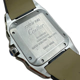 カルティエ Cartier サントス 100 MM W20126X8 ホワイト ステンレススチール 自動巻き メンズ 腕時計