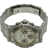 ブルガリ BVLGARI ディアゴノ スポーツ クロノグラフ CH35S アイボリー ステンレススチール 自動巻き メンズ 腕時計
