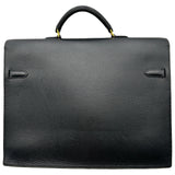 エルメス HERMES ケリーデペッシュ38 □C刻印 ブラック ゴールド金具 アルデンヌ メンズ ハンドバッグ