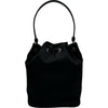 プラダ PRADA トライアングルロゴ バケットバッグ 1BE067 ブラック ナイロン/ラインストーン レディース ショルダーバッグ