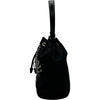 プラダ PRADA トライアングルロゴ バケットバッグ 1BE067 ブラック ナイロン/ラインストーン レディース ショルダーバッグ
