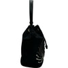 プラダ PRADA トライアングルロゴ バケットバッグ 1BE067 ブラック ナイロン/ラインストーン レディース ショルダーバッグ