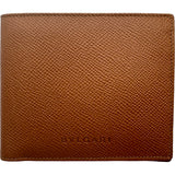 ブルガリ BVLGARI 札入れ ブラウン レザー メンズ 二つ折り財布