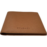 ブルガリ BVLGARI 札入れ ブラウン レザー メンズ 二つ折り財布