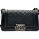 シャネル CHANEL ボーイシャネル20 A87085 ブラック ラムスキン レディース ショルダーバッグ