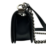 シャネル CHANEL ボーイシャネル20 A87085 ブラック ラムスキン レディース ショルダーバッグ