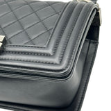 シャネル CHANEL ボーイシャネル20 A87085 ブラック ラムスキン レディース ショルダーバッグ