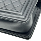 シャネル CHANEL ボーイシャネル20 A87085 ブラック ラムスキン レディース ショルダーバッグ