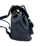 シャネル CHANEL マトラッセスモールバックパック AS2908 ネイビー ゴールド金具 ラムスキン レディース リュック・デイパック