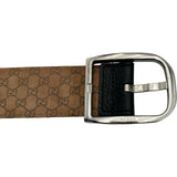 グッチ GUCCI ベルト95cm 260934 ブラック レザー メンズ ベルト