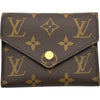 ルイ・ヴィトン LOUIS VUITTON ポルトフォイユ・ヴィクトリーヌ M62472 ブラウン モノグラムキャンバス レディース 三つ折り財布