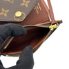 ルイ・ヴィトン LOUIS VUITTON ポルトフォイユ・ヴィクトリーヌ M62472 ブラウン モノグラムキャンバス レディース 三つ折り財布