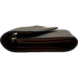 ルイ・ヴィトン LOUIS VUITTON ポルトフォイユ・ヴィクトリーヌ M62472 ブラウン モノグラムキャンバス レディース 三つ折り財布