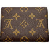 ルイ・ヴィトン LOUIS VUITTON ポルトフォイユ・ヴィクトリーヌ M62472 ブラウン モノグラムキャンバス レディース 三つ折り財布