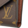 ルイ・ヴィトン LOUIS VUITTON ポルトフォイユ・ヴィクトリーヌ M62472 ブラウン モノグラムキャンバス レディース 三つ折り財布