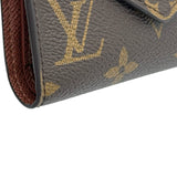 ルイ・ヴィトン LOUIS VUITTON ポルトフォイユ・ヴィクトリーヌ M62472 ブラウン モノグラムキャンバス レディース 三つ折り財布