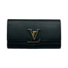 ルイ・ヴィトン LOUIS VUITTON ポルトフォイユ・カプシーヌ M61248 ノワール トリヨンレザー レディース 長財布
