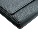 ルイ・ヴィトン LOUIS VUITTON ポルトフォイユ・カプシーヌ M61248 ノワール トリヨンレザー レディース 長財布