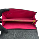 ルイ・ヴィトン LOUIS VUITTON ポルトフォイユ・カプシーヌ M61248 ノワール トリヨンレザー レディース 長財布