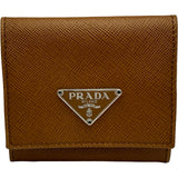 プラダ PRADA コインケース ブラウン サフィアーノ メンズ コインケース