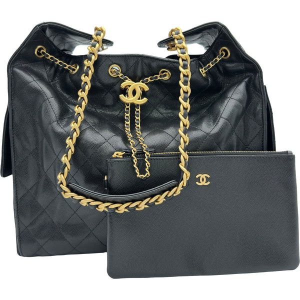 シャネル CHANEL CHANEL25ミディアム AS5311 ブラック ゴールド金具