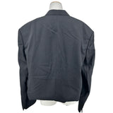 バレンシアガ BALENCIAGA フォールデッド テーラードジャケット 751751 ブラック ウール メンズ テーラードジャケット