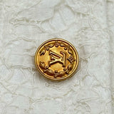 ルイ・ヴィトン LOUIS VUITTON レースゴールドボタンシャツワンピース FNDR35 ホワイト アセテート レディース ワンピース