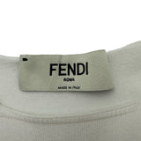 フェンディ FENDI FF総柄ノースリーブニットワンピース FZDA16 ホワイト レーヨン レディース ワンピース